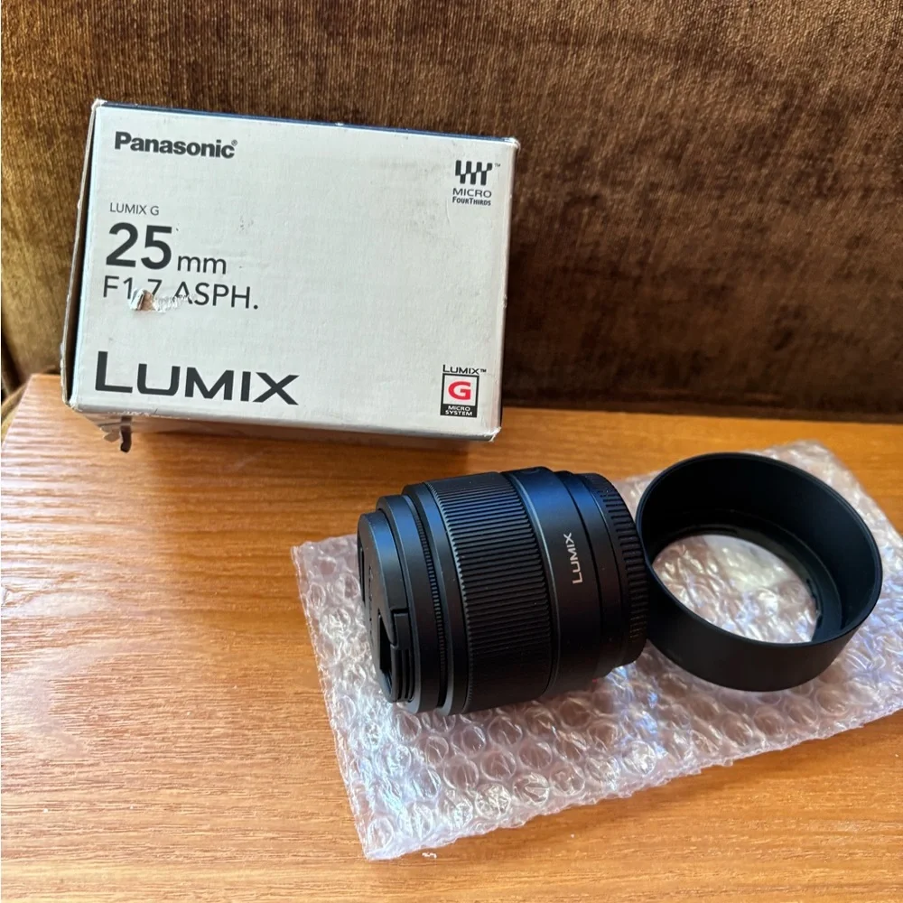 Panasonic Lumix G 25mm F1.7 Lens - Black